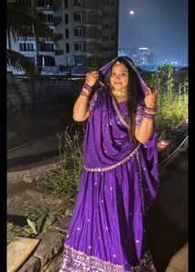 Elegant Purple Lehenga Choli Set