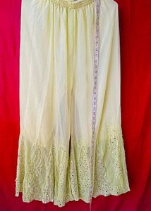 Lakhnavi Palazo Set With Dupatta.