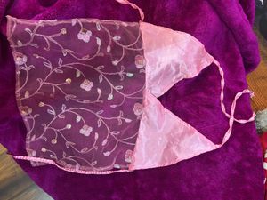 Pink Embroidered y2k top