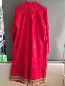 Women Clothes Red Kurta