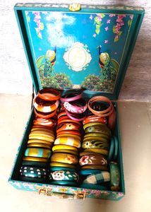 19 Bangles Collection Combo Set With Box