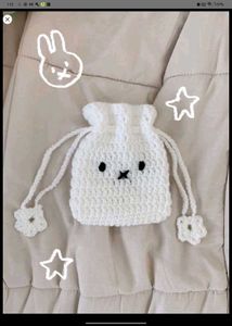 Crochet Miffy Pouch