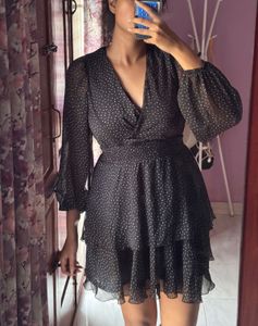 Chic Polka Dot Mini Dress