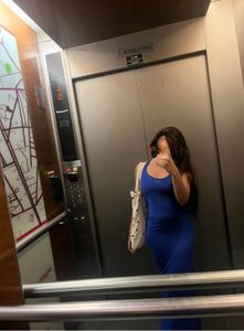 Long Blue Dress