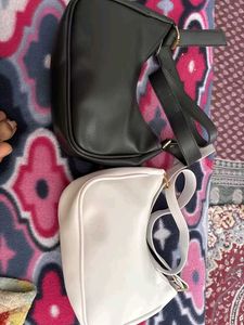 stylish white sling bag