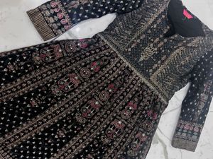 Black Ethnic Gown Like New