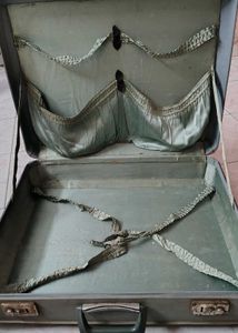 Grey Medium size Suitcase