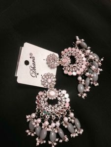 Jhukma with mirror work