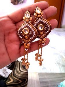 Polki Earing