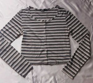 Striped Long Sleeve Top