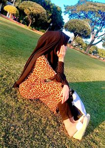 Shein Animalier Front Split Dress