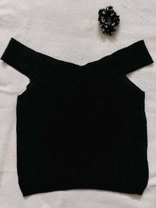 Off Shoulder Crop Top