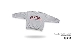 Harvard Graphic Sweatshirt