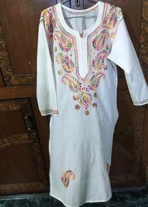 Original Cotton multi Color Lakhnavi Kurti