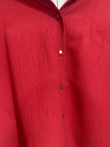 Stylish Red Madame Top With Sleeves Styled