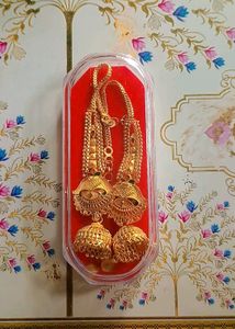Gold Plated Premium Quality Jhumkas
