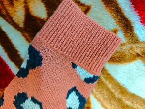 Cute Animal Print Knit Dress