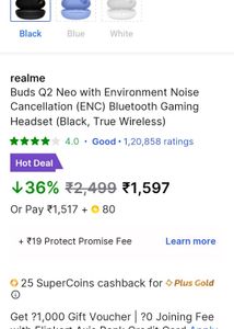 Realme Buds Q2 Neo Earbuds