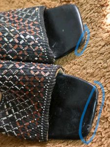 stelatoes Stylish Black Embellished Heels uk 4