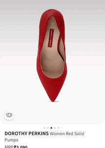 Dorothy Perkins Red Suede Pumps