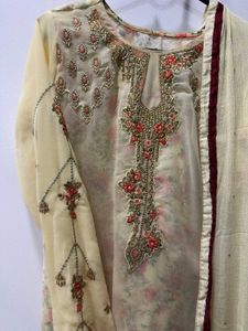 Floral Embroidered Pakistani Salwar Suit