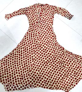 Polka Dot Midi Dress
