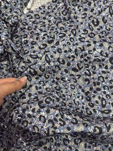 Leopard Print Smocked Top