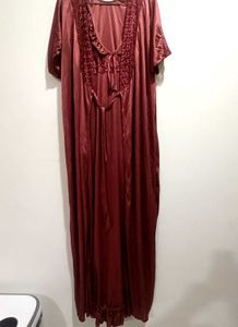 Beautiful Burgundy 2 piece  Nightsuit