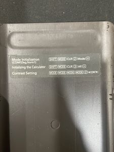 CASIO SCIENTIFIC CALCULATOR