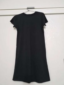 Black Graphic Tee Nightdress