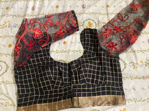 Embroidered Tulle Top