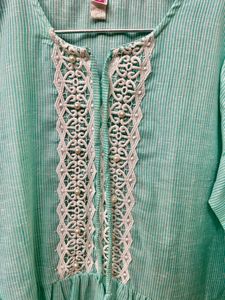Green Ethnic Top