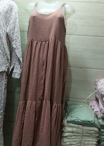 Pink Tiered Mini Dress