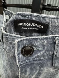 Jack &amp; Jones Grey Cropped Jeans