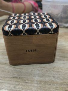 100% original Fossil Watch Tin Box