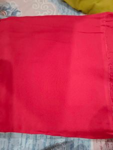 Pink Chevron Ethnic Unstitched Suit Fabric