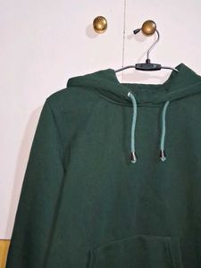 Dark Green Hooded Sweatshirt