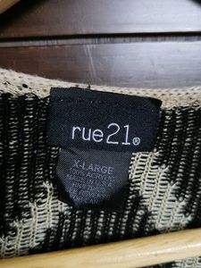 Rue21 Women Striped Open Front Cardigan