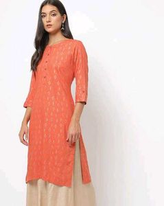 Coral Print Kurti