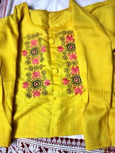 HANDWORK A-LINE KURTI