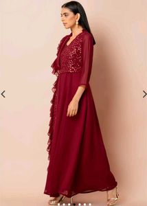 Maroon Gown