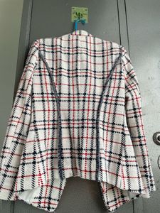 Stylish Plaid Blazer