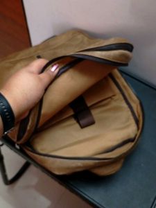 Brown Unisex Backpack