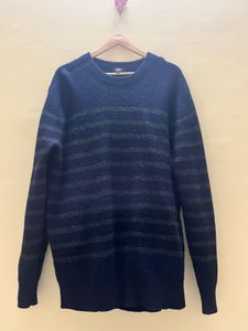 Striped Wool Blend Sweater