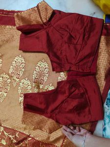 Elegant Saree with Blouse Piece