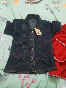 Skirt Top Set New