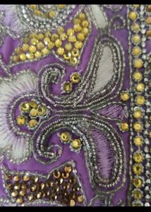 Embroidered Paisley Fabric