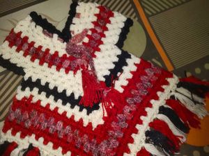 Girls Winter Dress Handknit Crochet New