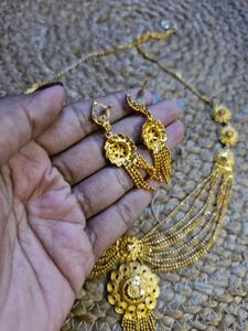 Golden Glittering Jewellery