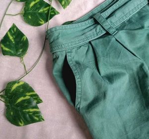 Green Mini Skirt